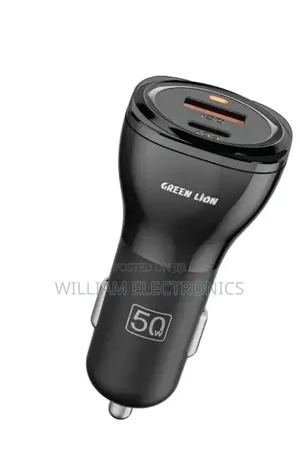 Greenlion 50w Dual Port Car Charger/Greenlion Car Charger