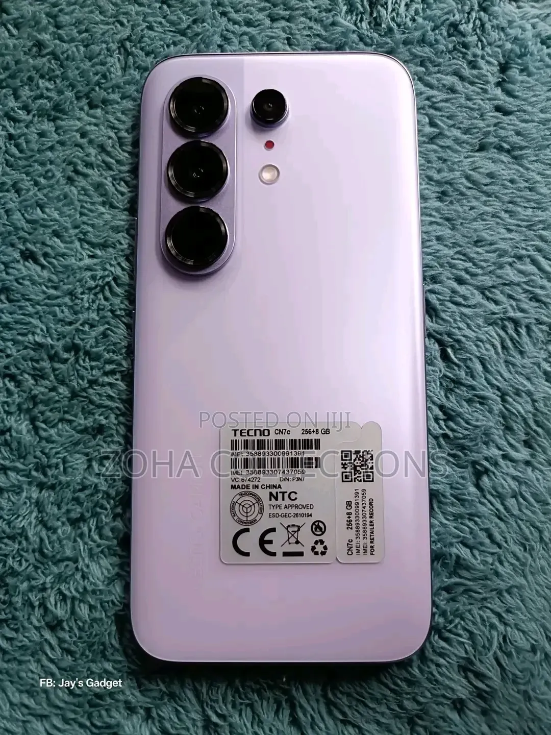 New Tecno Camon 50 256 GB Pink