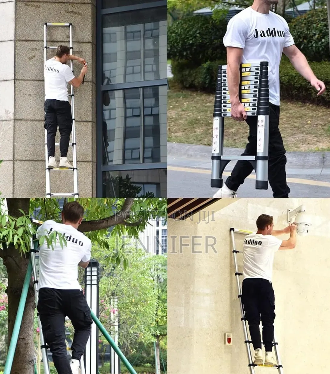 3.8m Aluminum Telescoping Extension Ladder