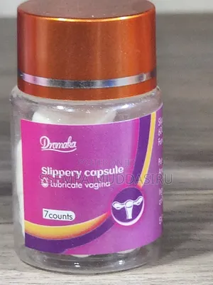Slippery Wetness Capsules, 600mg,7 Counts Vaginal Suppositories