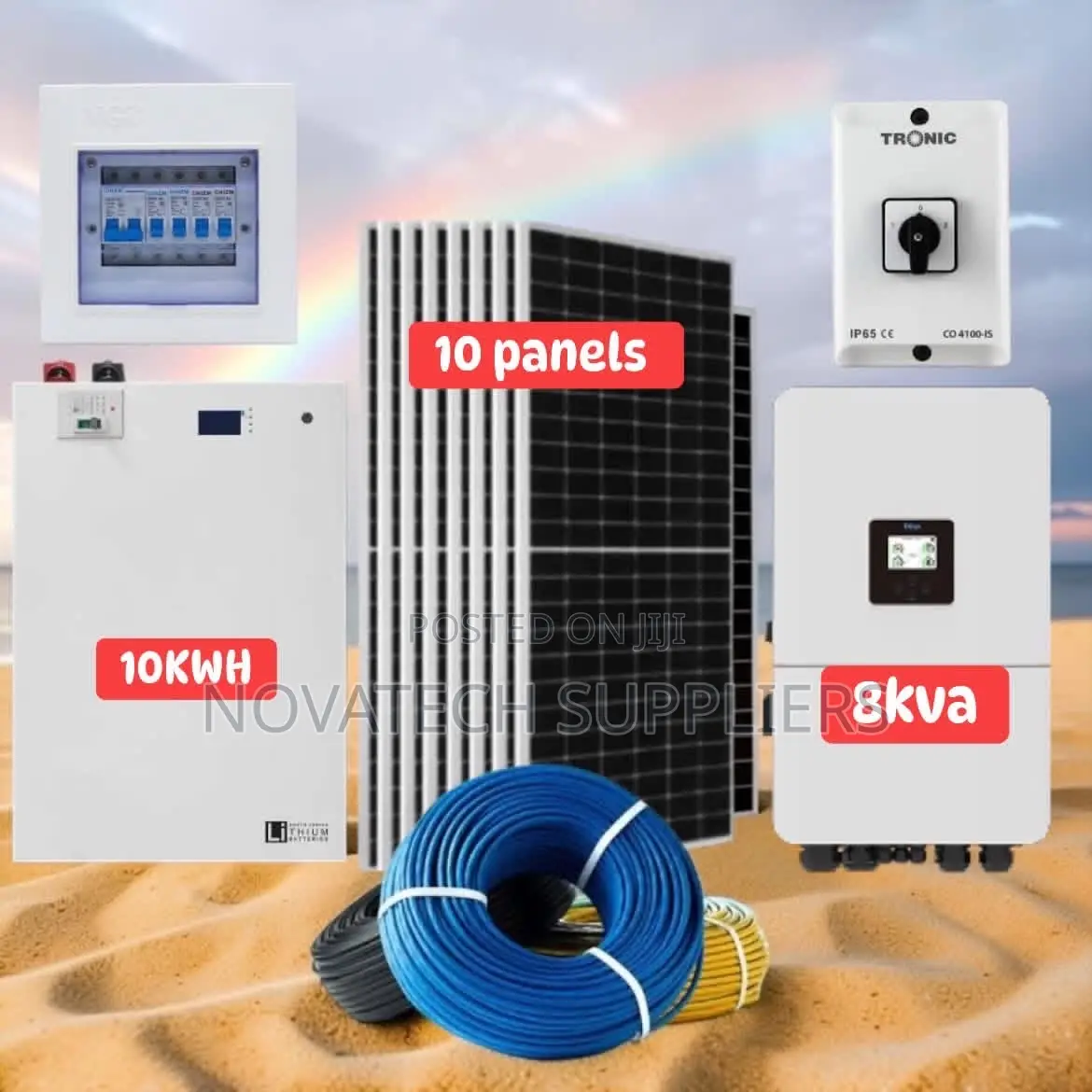 Premium 10kwh 48v 200ah Lithium Hybrid Solar Solution/ 16 Years