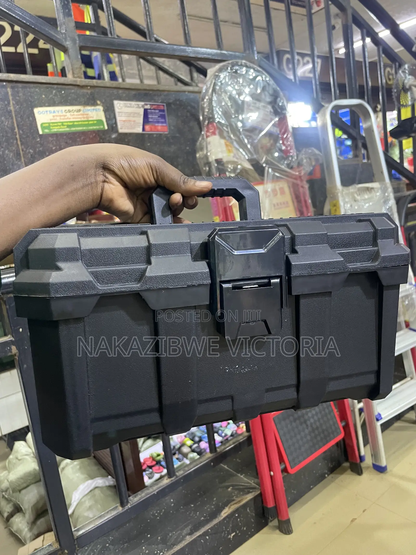 Empty Plastic Toolbox
