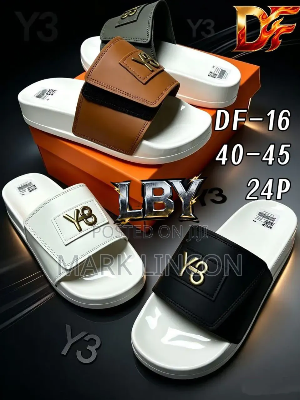 Adidas Y-3 Slides