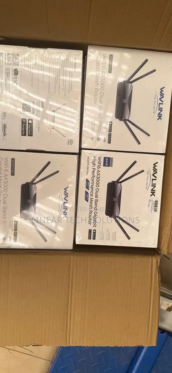 Wavlink Mighty-Ex1 Pro Wi-Fi 6 Ax3000 Dual-Band Gigabit Mesh Router