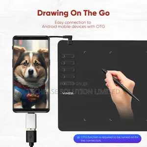 T906 Graphics Drawing Tablet –16,384 Pressure Levels, 250 × 156mm Area