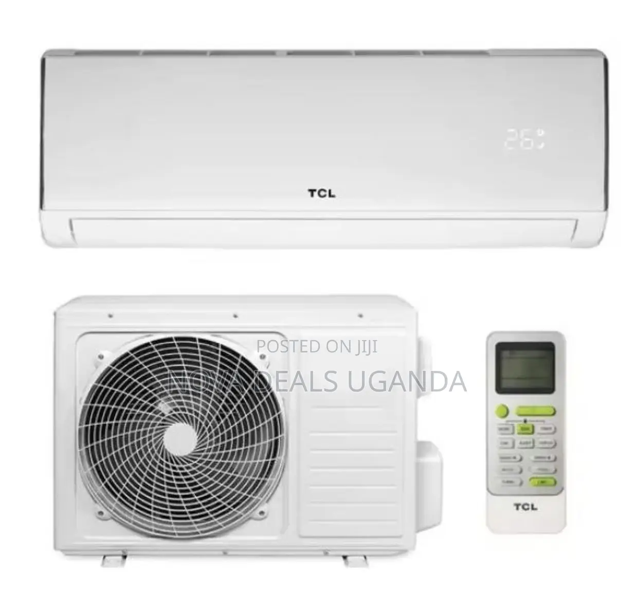TCL 9000btu Wall Split Air Conditioner With Remote Control