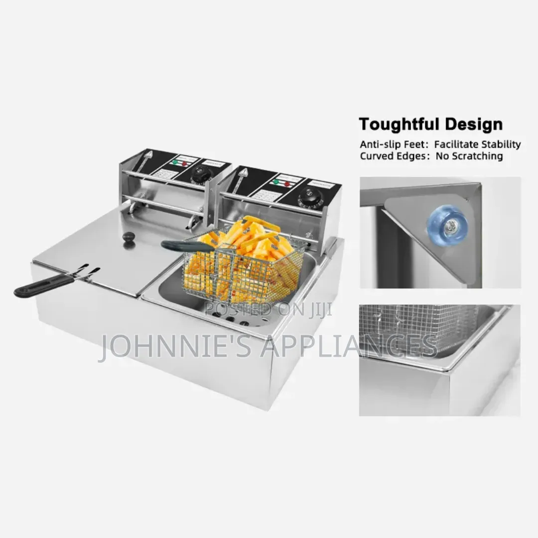 6l Saarch Double Electric Deepfryer