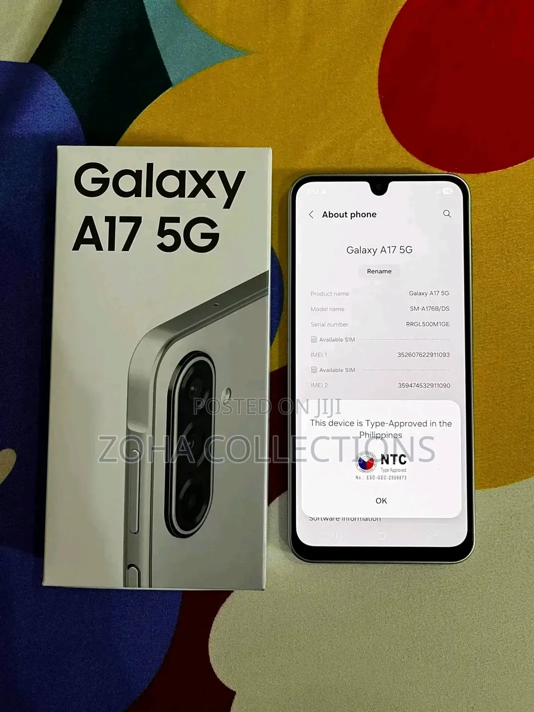 New Samsung Galaxy A17 5G 256 GB Gray
