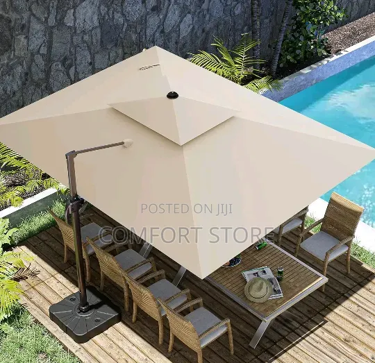 Water Proof Aluminum Steel Umbrella for Hotel and Bar Restaurant Beach