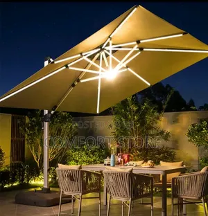 Water Proof Aluminum Steel Umbrella for Hotel and Bar Restaurant Beach