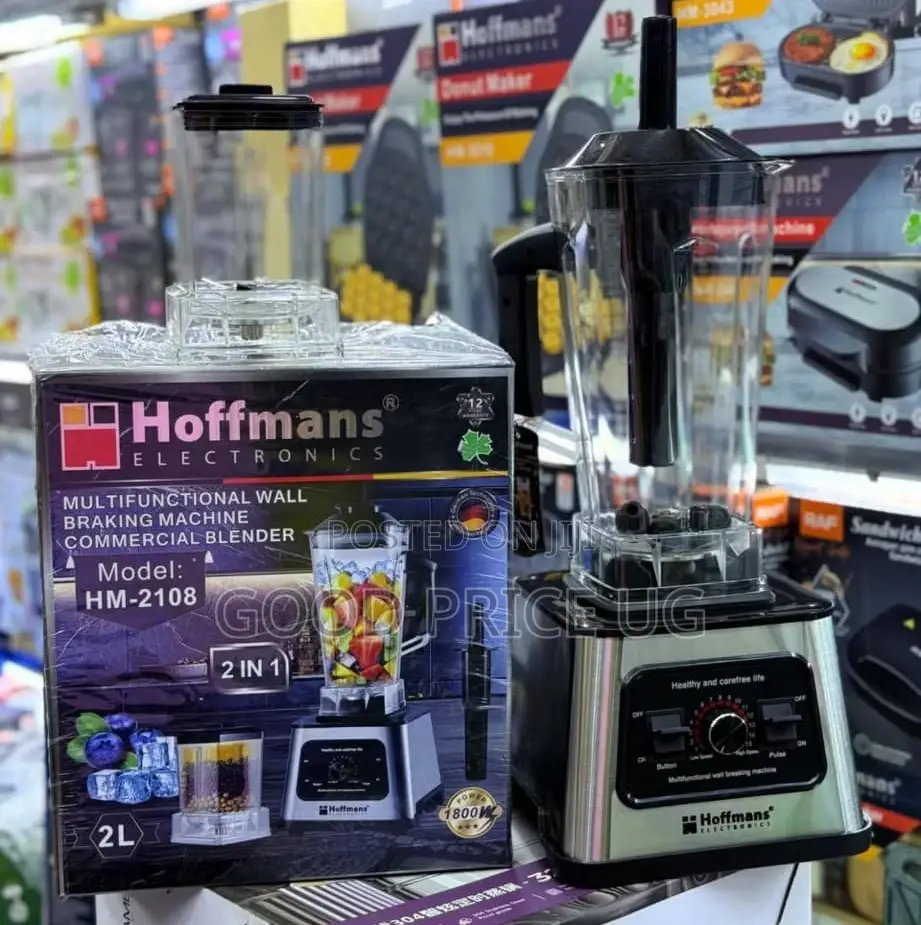 Hoffmans Hm-2108 Multifunctional Wall Braking Commercial Blender,
