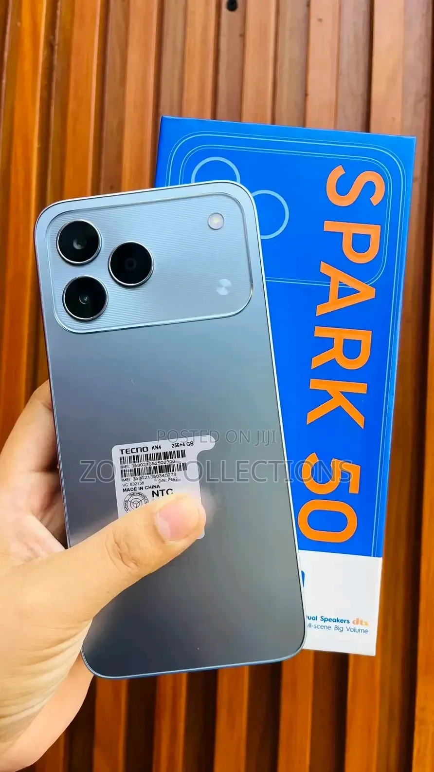 New Tecno Spark 50 128 GB Gray