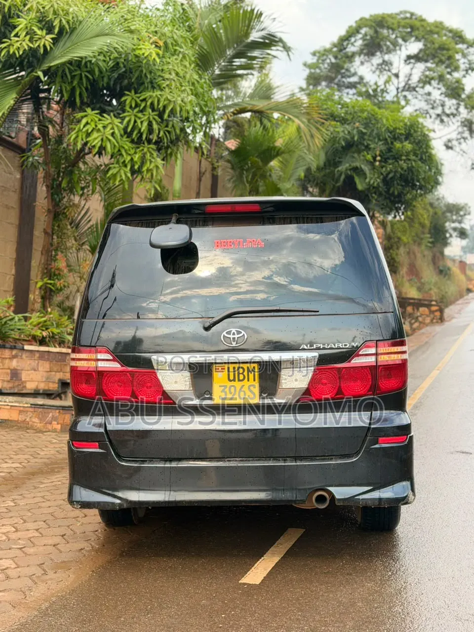 Toyota Alphard 2007 Black