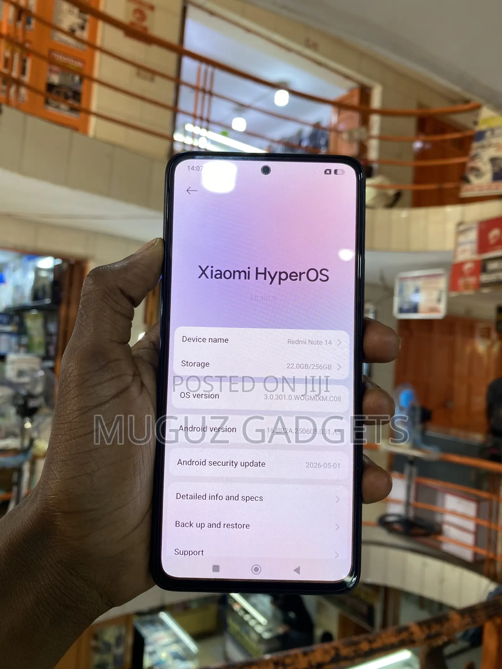 Xiaomi Redmi Note 14 5G 256 GB Black