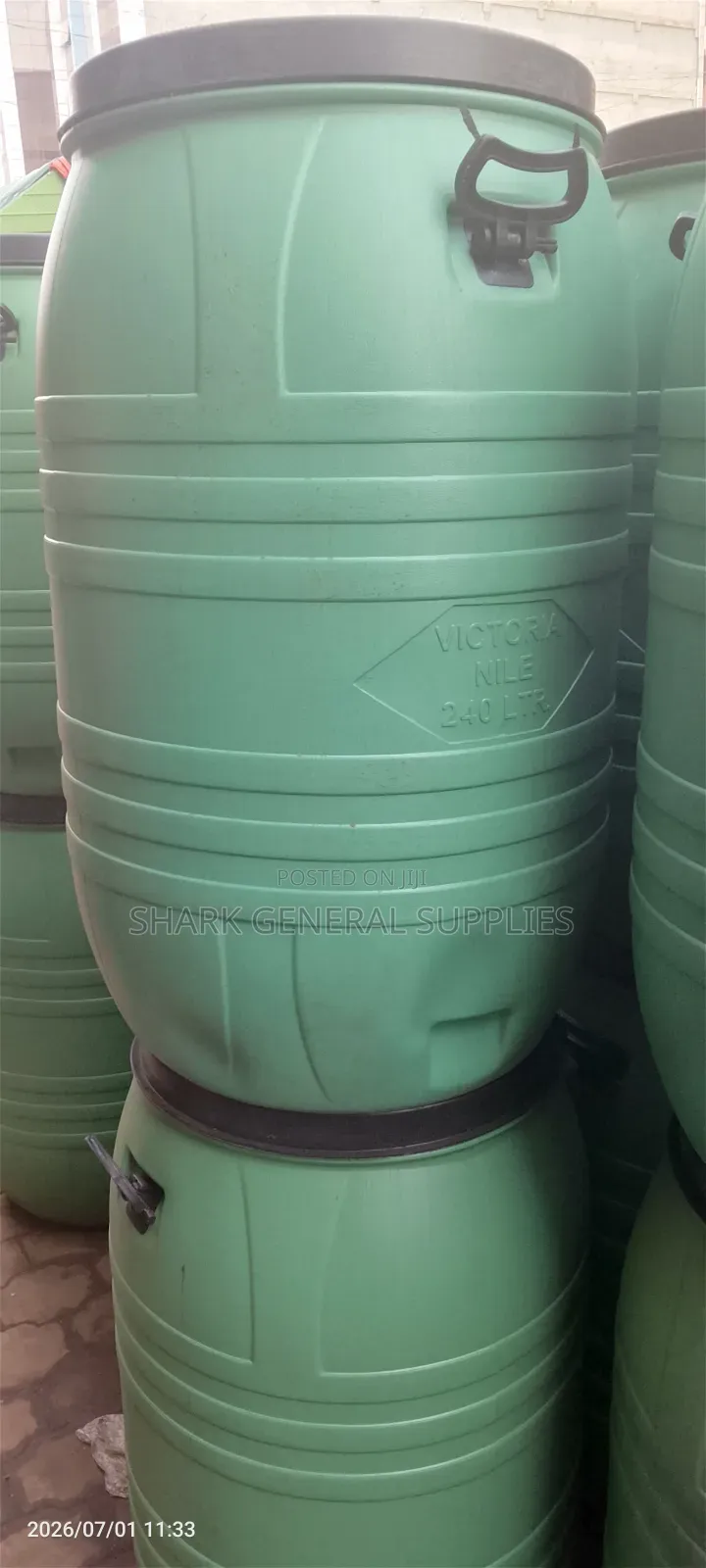 Water Drums 240 Liters