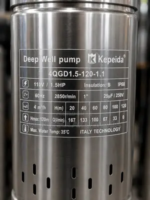 Solar Water Pump 1100w 190m Deep Well Borehole 220v