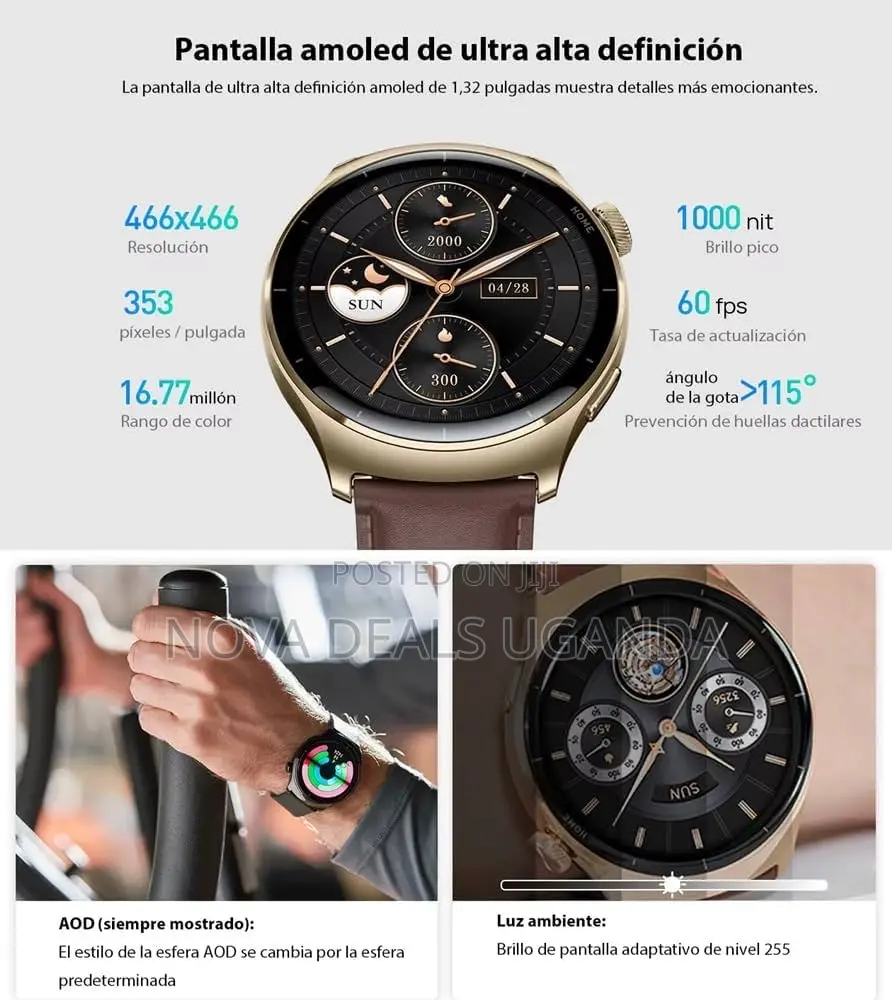 Mibro Lite 3 Pro Smart Watch, 1.32" Amoled Display, Bluetoothcall, GPS
