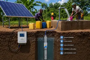 Solar Water Pump 400w 40m Deep Well Borehole 24v