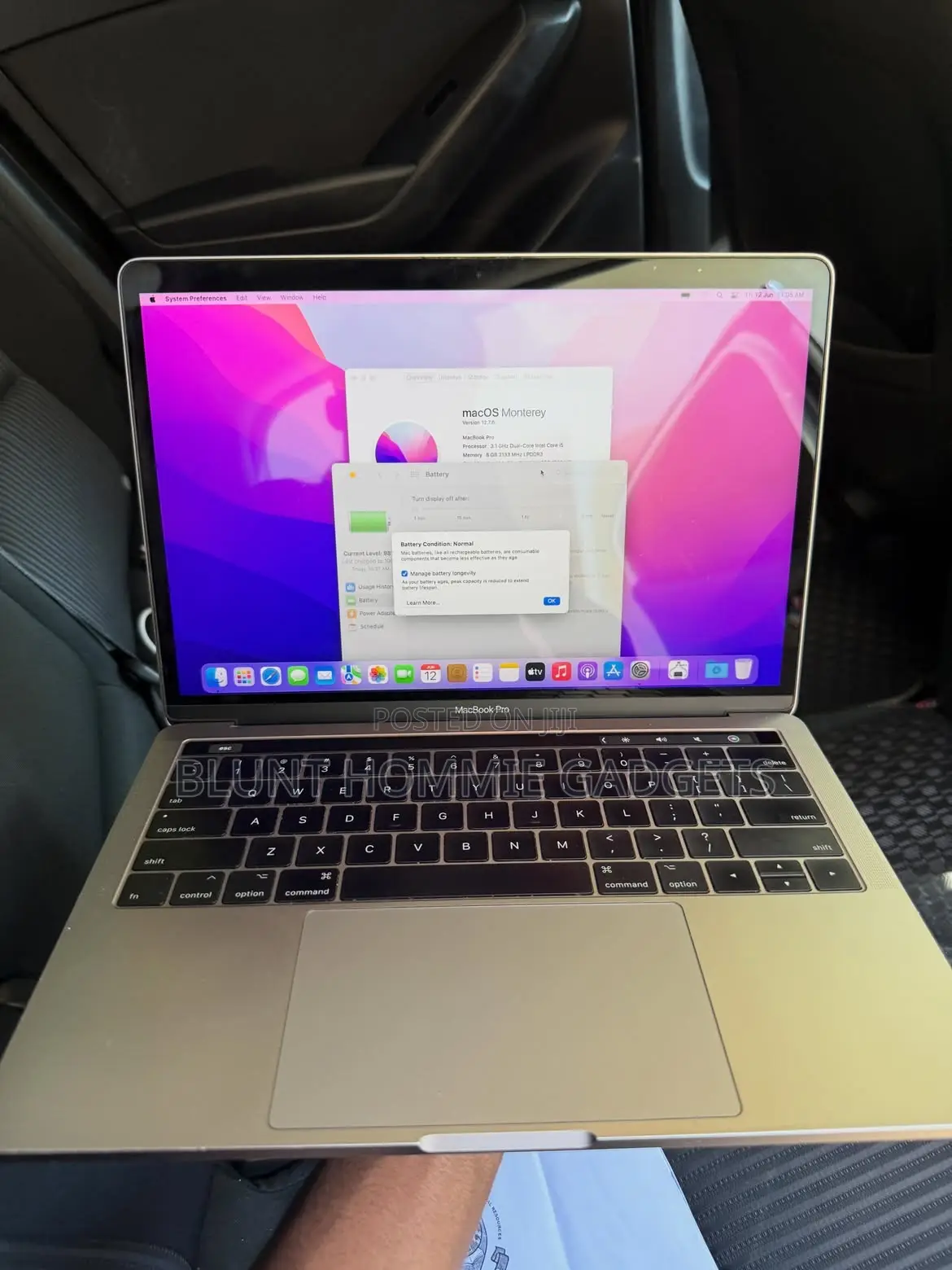 Laptop Apple MacBook Pro 2017 16GB Intel SSD 512GB