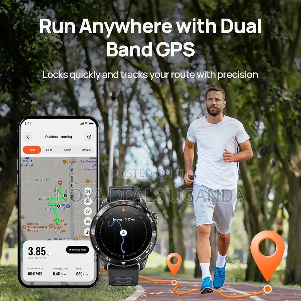 Mibro Gs Pro2 GPS Running Watch – Dual Band GPS Sports Watch