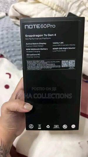 New Infinix Note 60 Pro 256 GB Gold