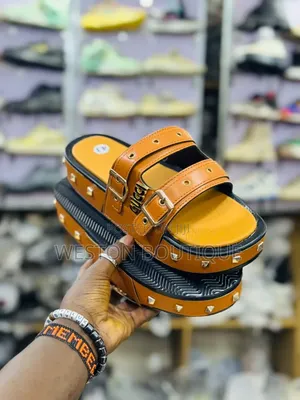 Big Sole Men's Double Strap Sandals