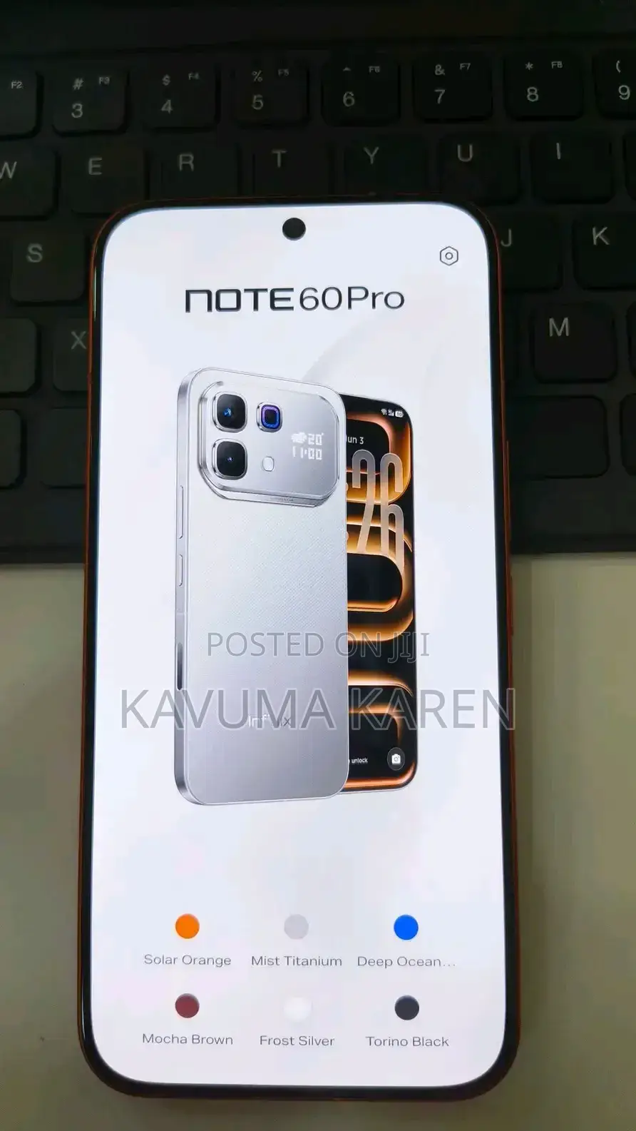 New Infinix Note 60 Pro 256 GB Orange
