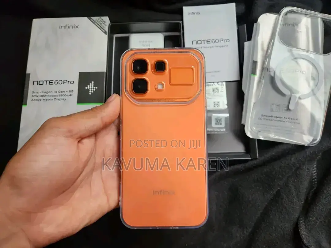 New Infinix Note 60 Pro 256 GB Orange