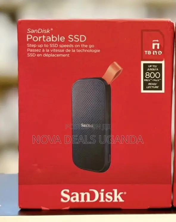 Sandisk 2tb Portable SSD - Up to 800mb/S, Usb-C, Usb