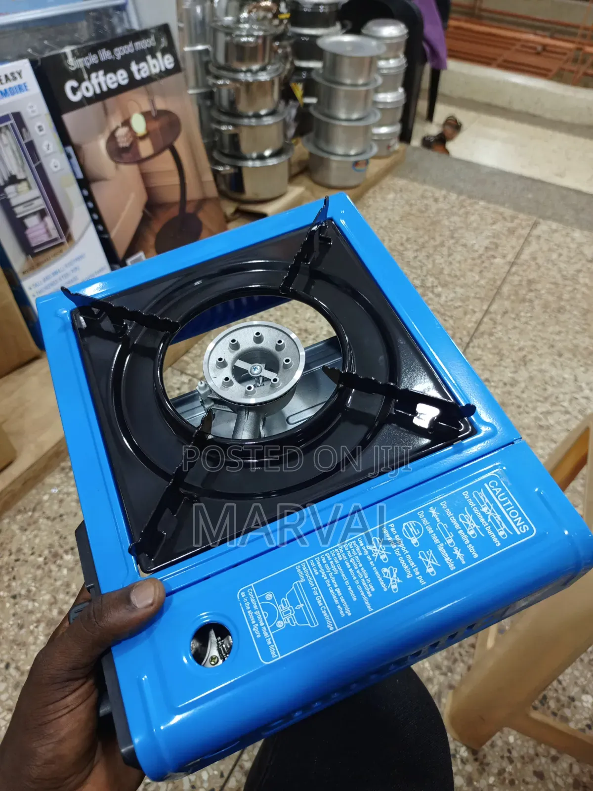 Portable Single-Burner Butane Gas Stove,