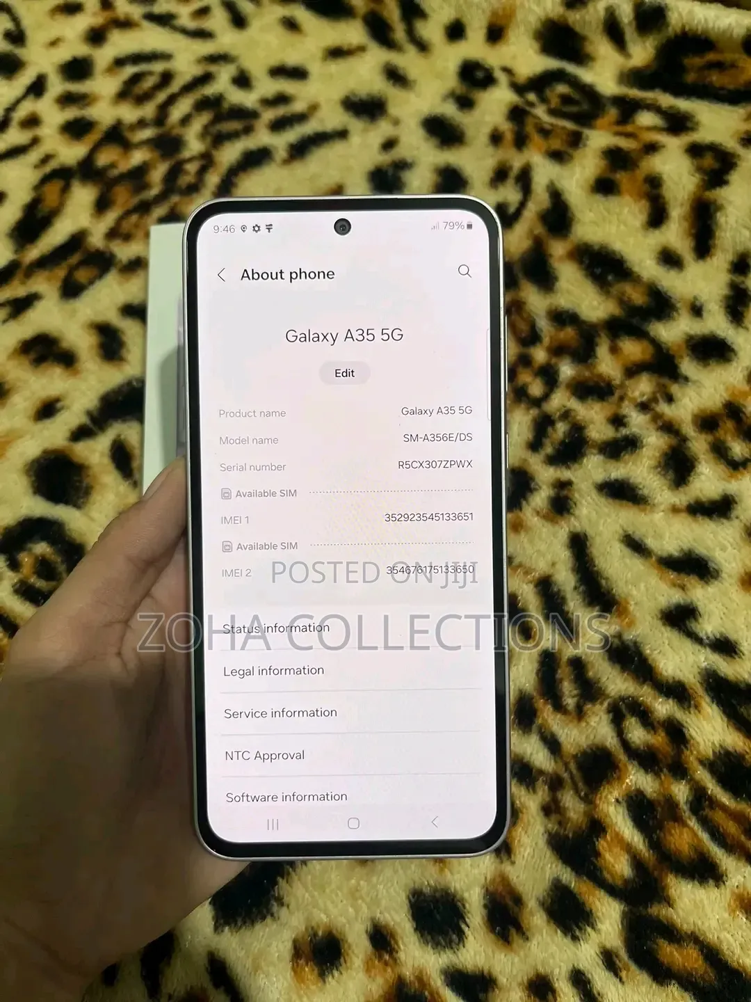New Samsung Galaxy A35 256 GB Pink