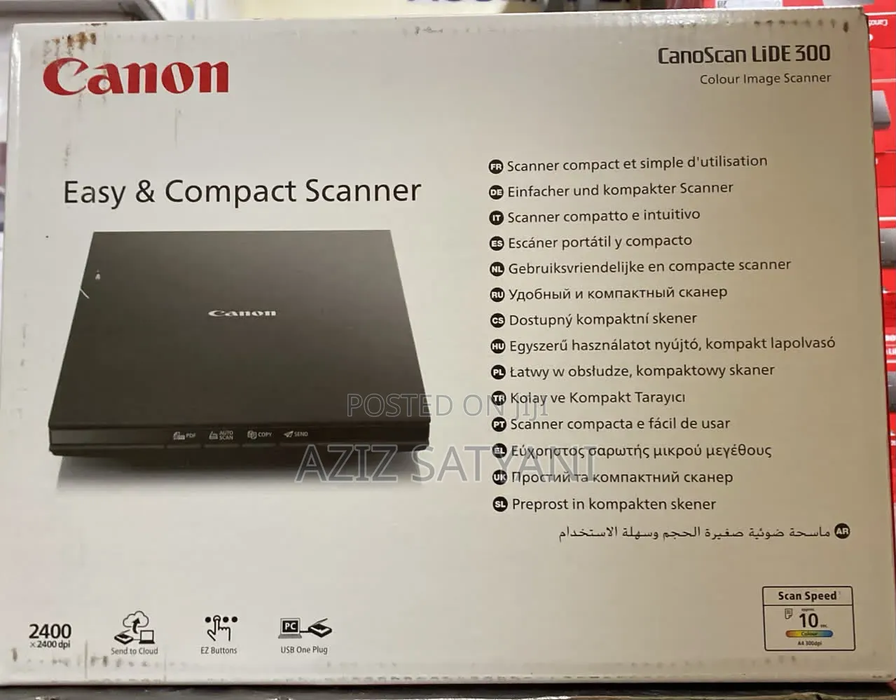 Canon Lide 400 Slim, Light A4 Scanner Design for Home and Office Use