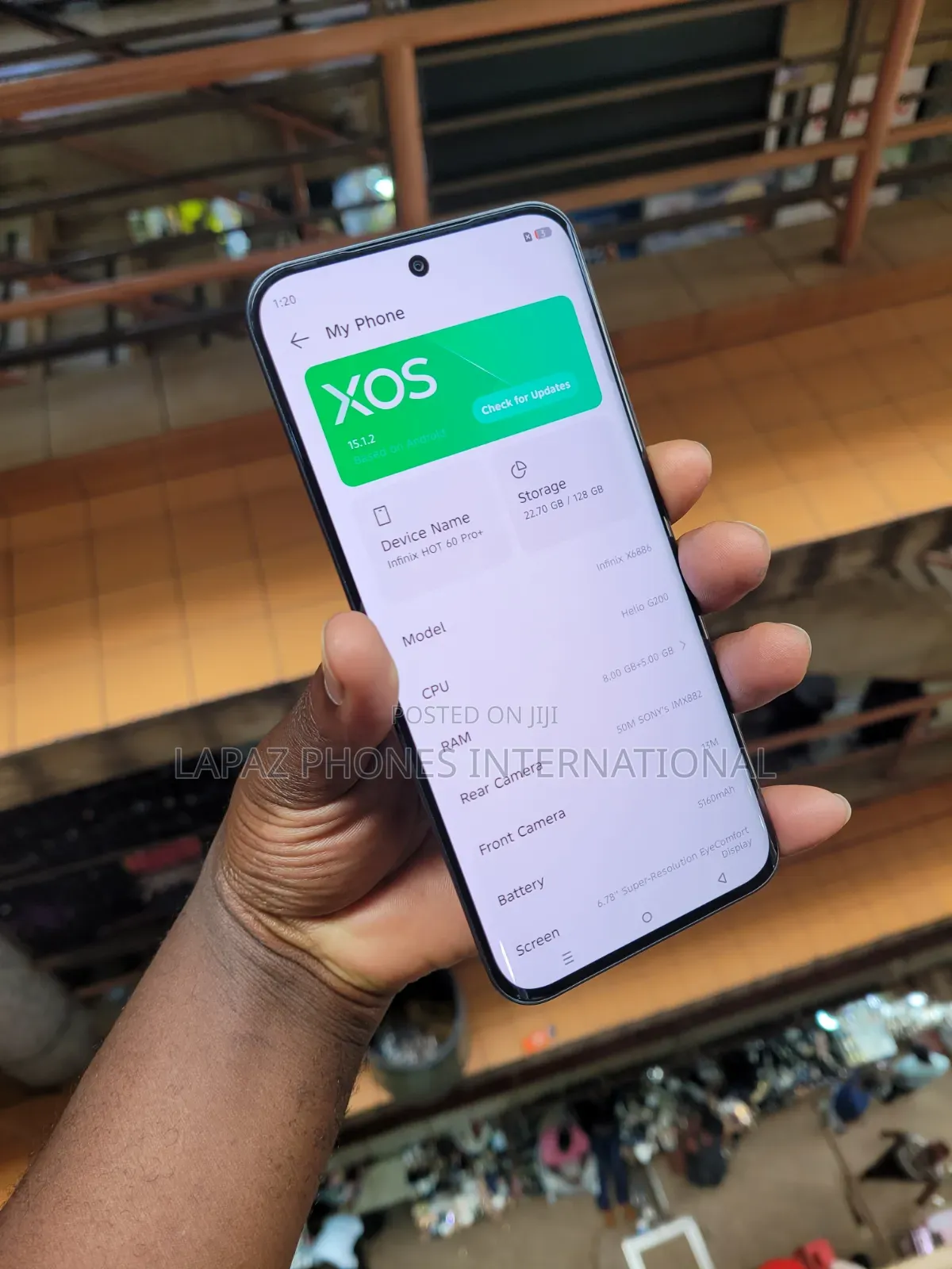 Infinix Hot 60 Pro+ 128 GB Black