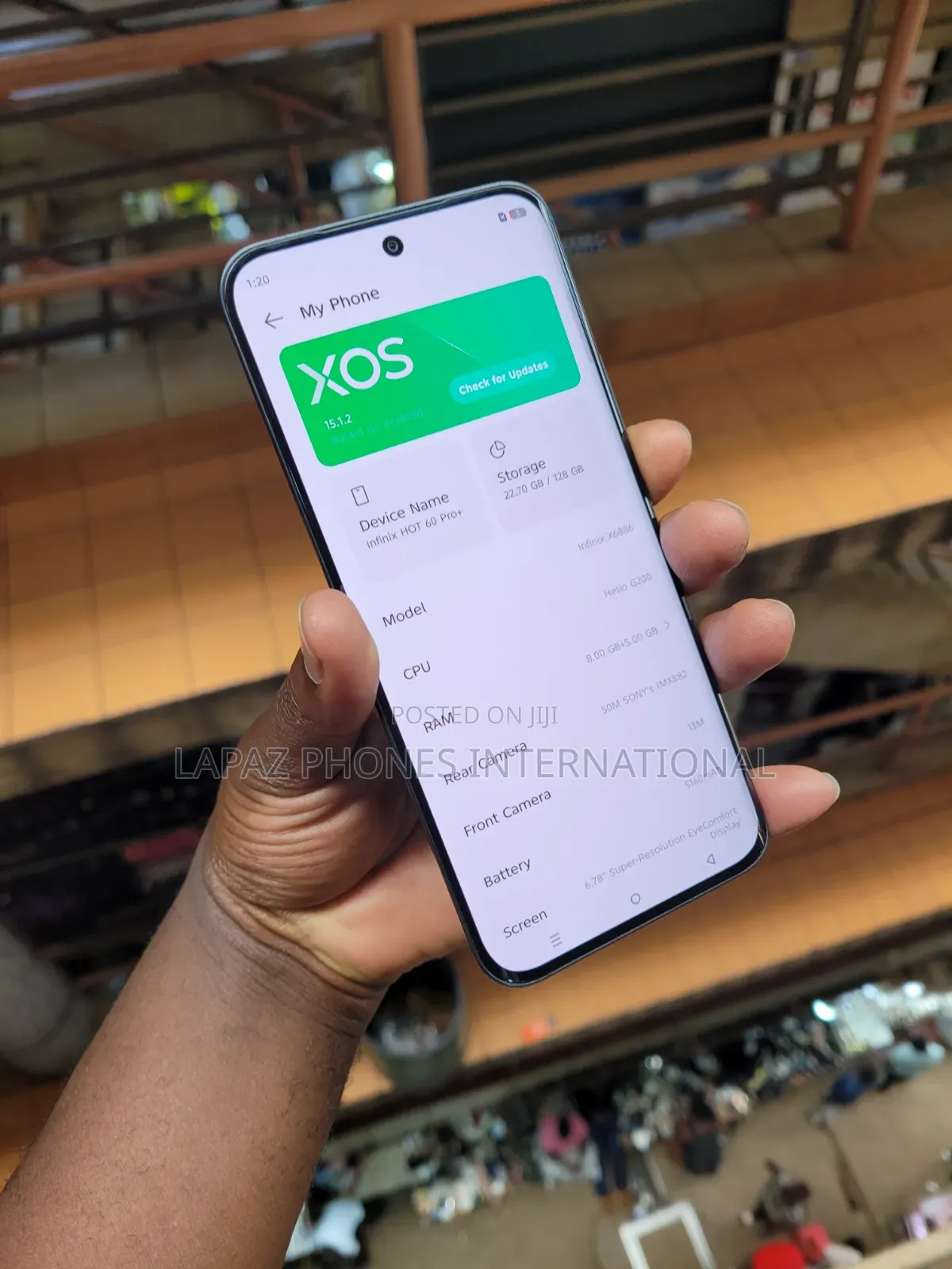 Infinix Hot 60 Pro+ 128 GB Black
