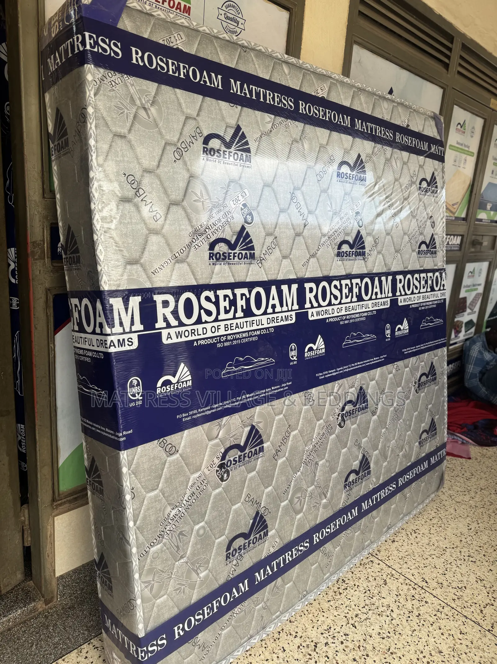 6by6 8inches Rosefoam Super Quilted Deluxe