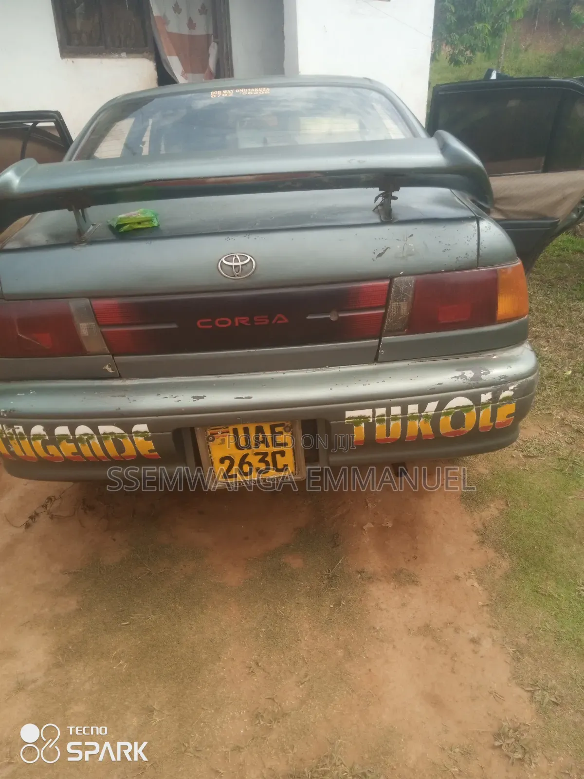 Toyota Corsa 1986 Gray