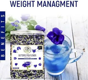 Organic Butterfly Pea Flower Tea-50gms Blue Pea Tea Brain Booster