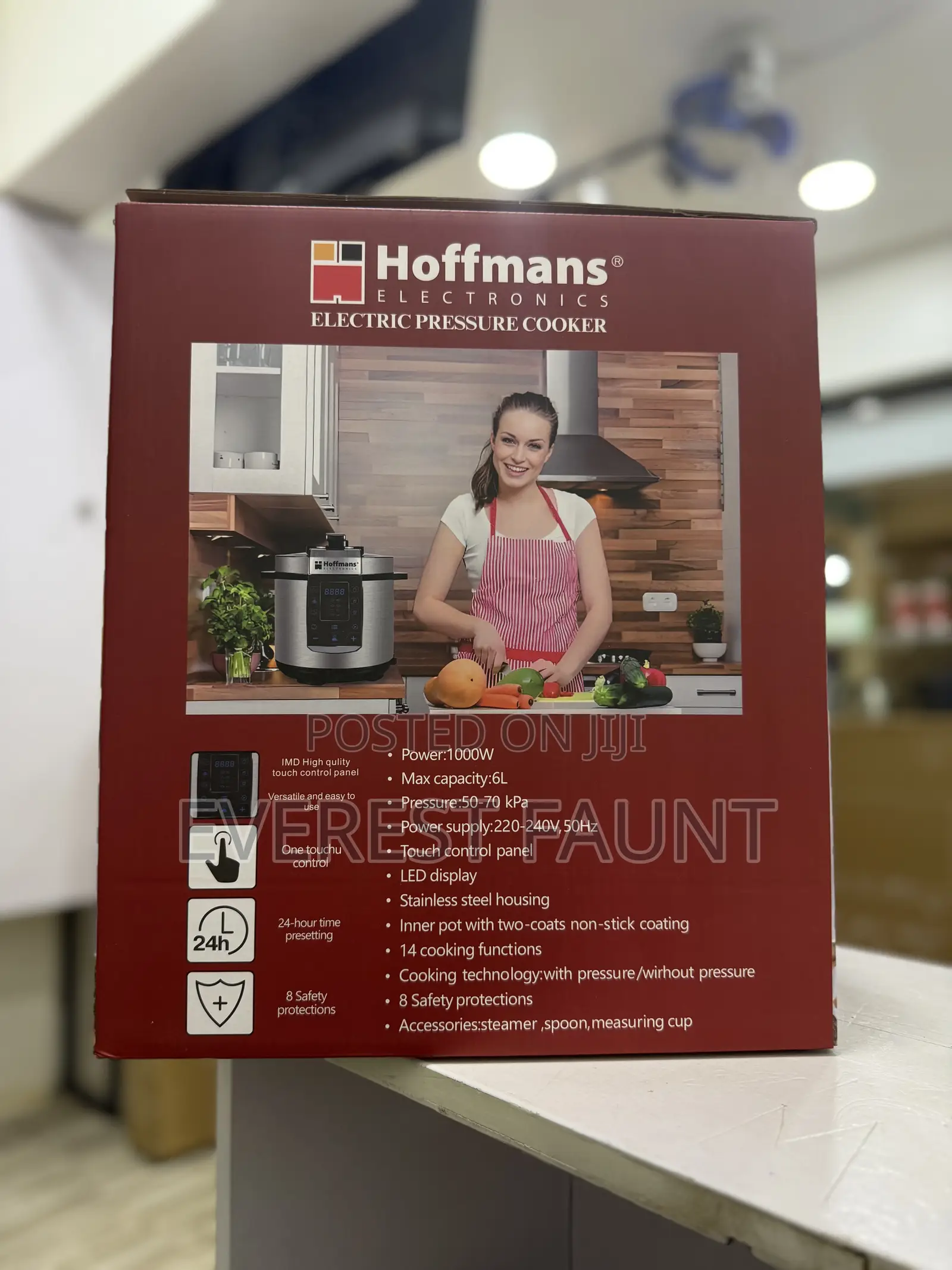 Hoffmans Pressure Cooker With Streamer and Fryer. Hm-713