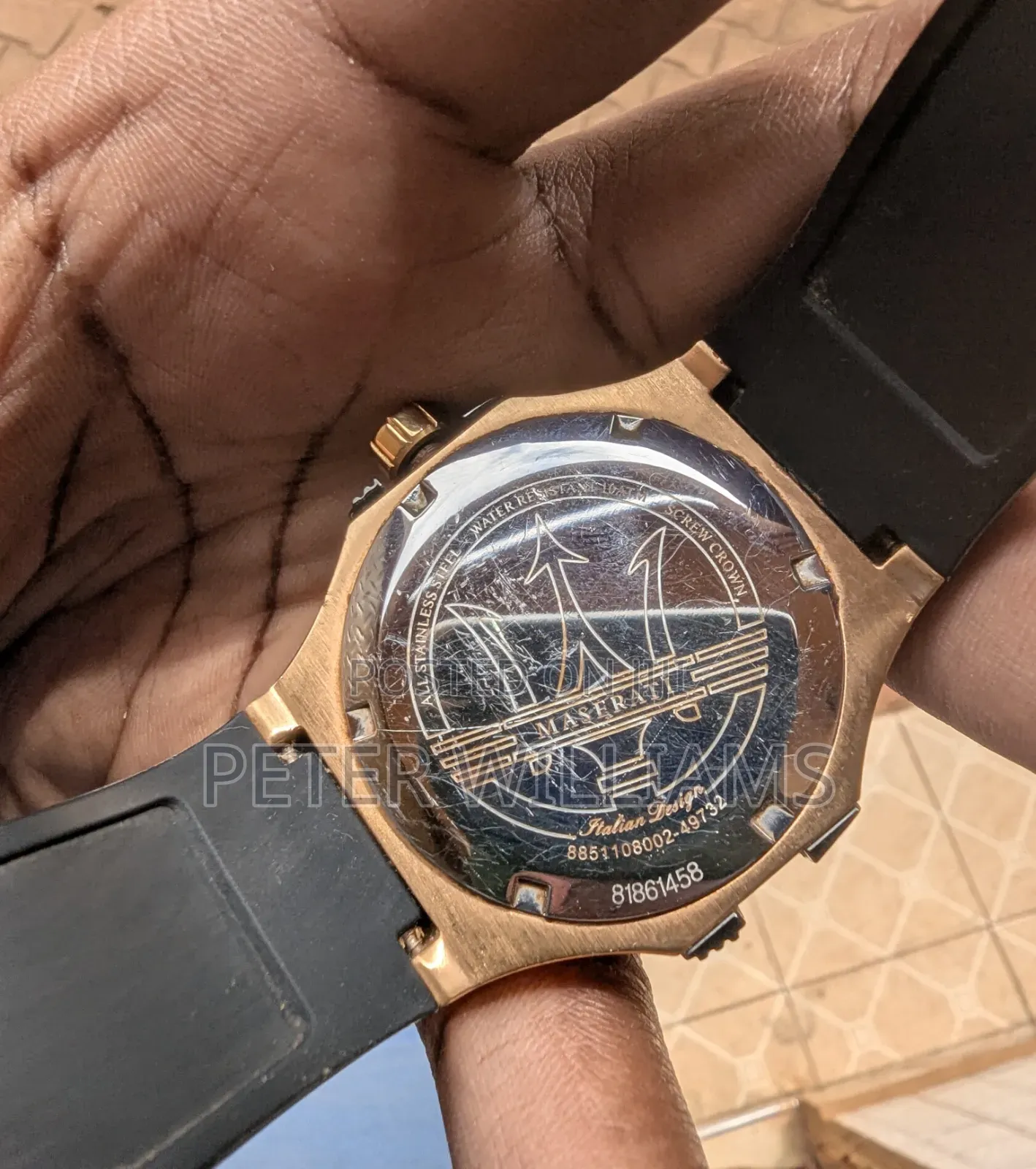 Mens Original Used Maserati Potenza Watch for Sale
