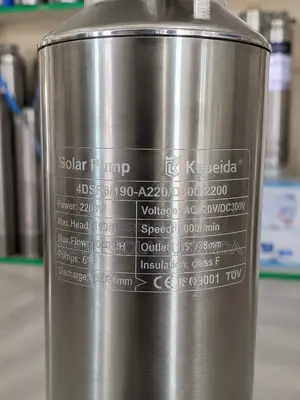 2200w Solar Borehole Water Pump 190m Head Ac/Dc 8000l/H
