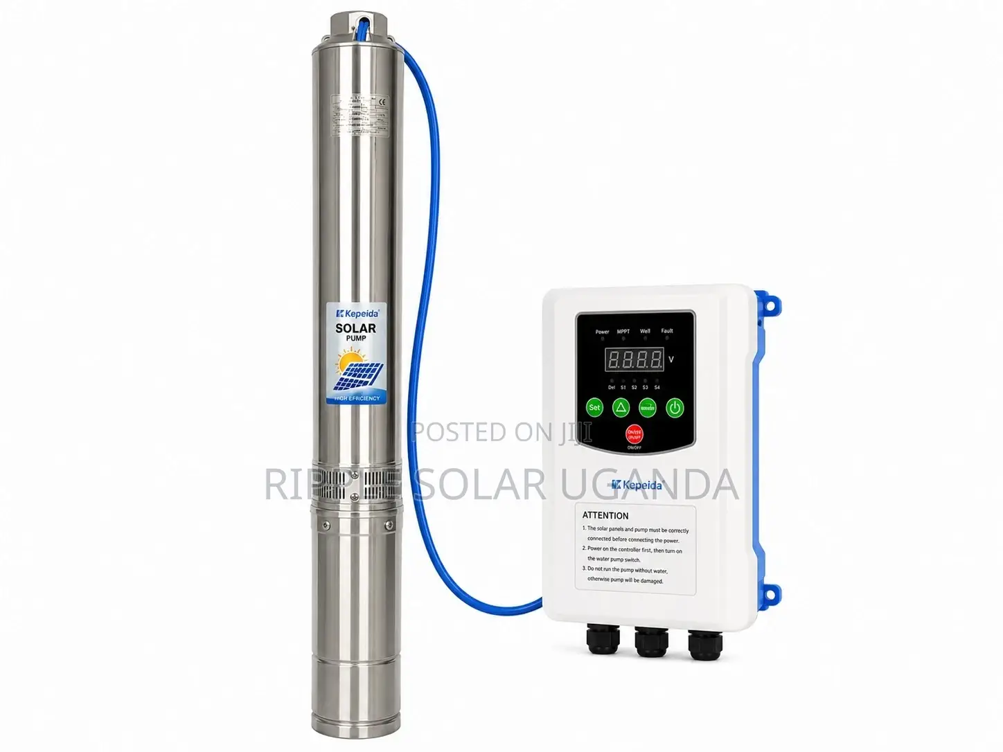 2200w Solar Borehole Water Pump 190m Head Ac/Dc 8000l/H
