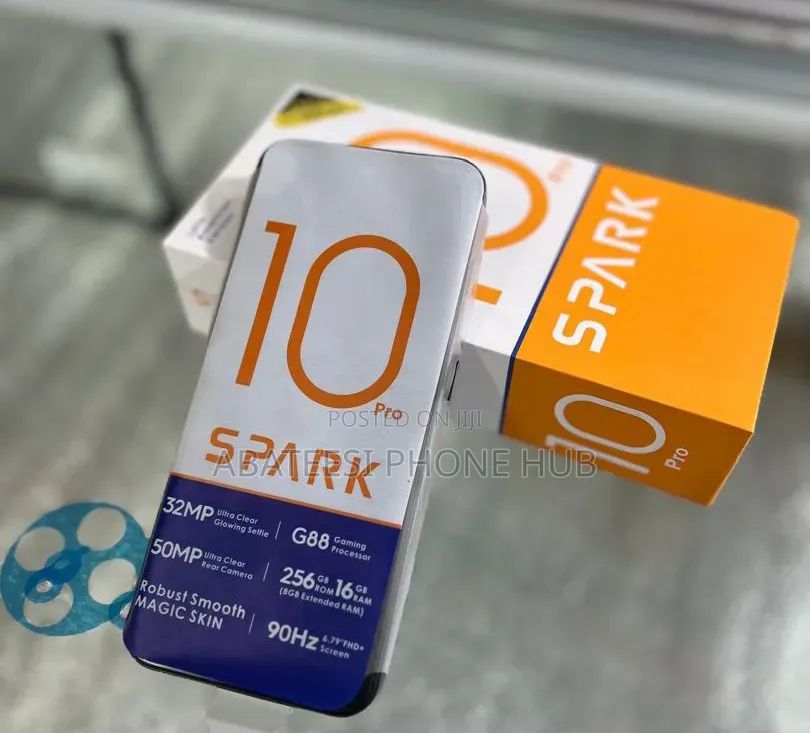 New Tecno Spark 10 Pro 256 GB Black
