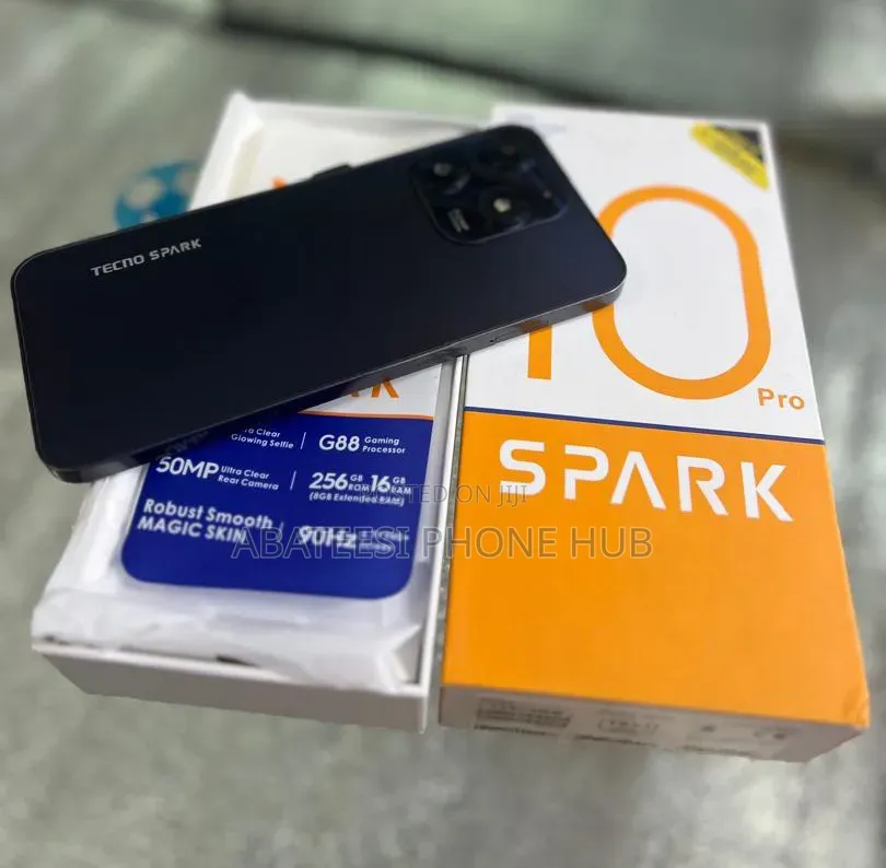 New Tecno Spark 10 Pro 256 GB Black