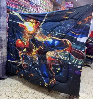 Spider-man Kids Bedcover Blue