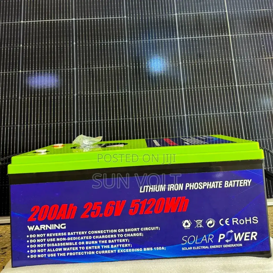 Lithium Iron Phosophate Battery.
