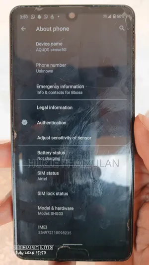Sharp Aquos sense5G 64 GB Pink