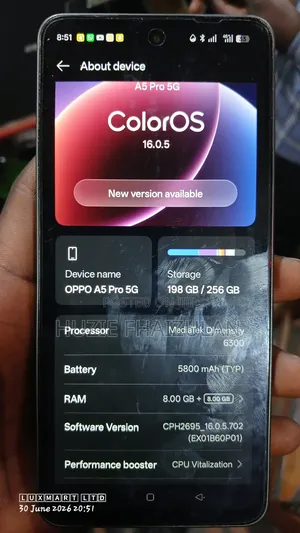 Oppo A5 Pro 256 GB Black