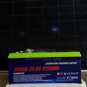 200ah/25.6v/5120wh Lithium Iron Phosophate Battery.