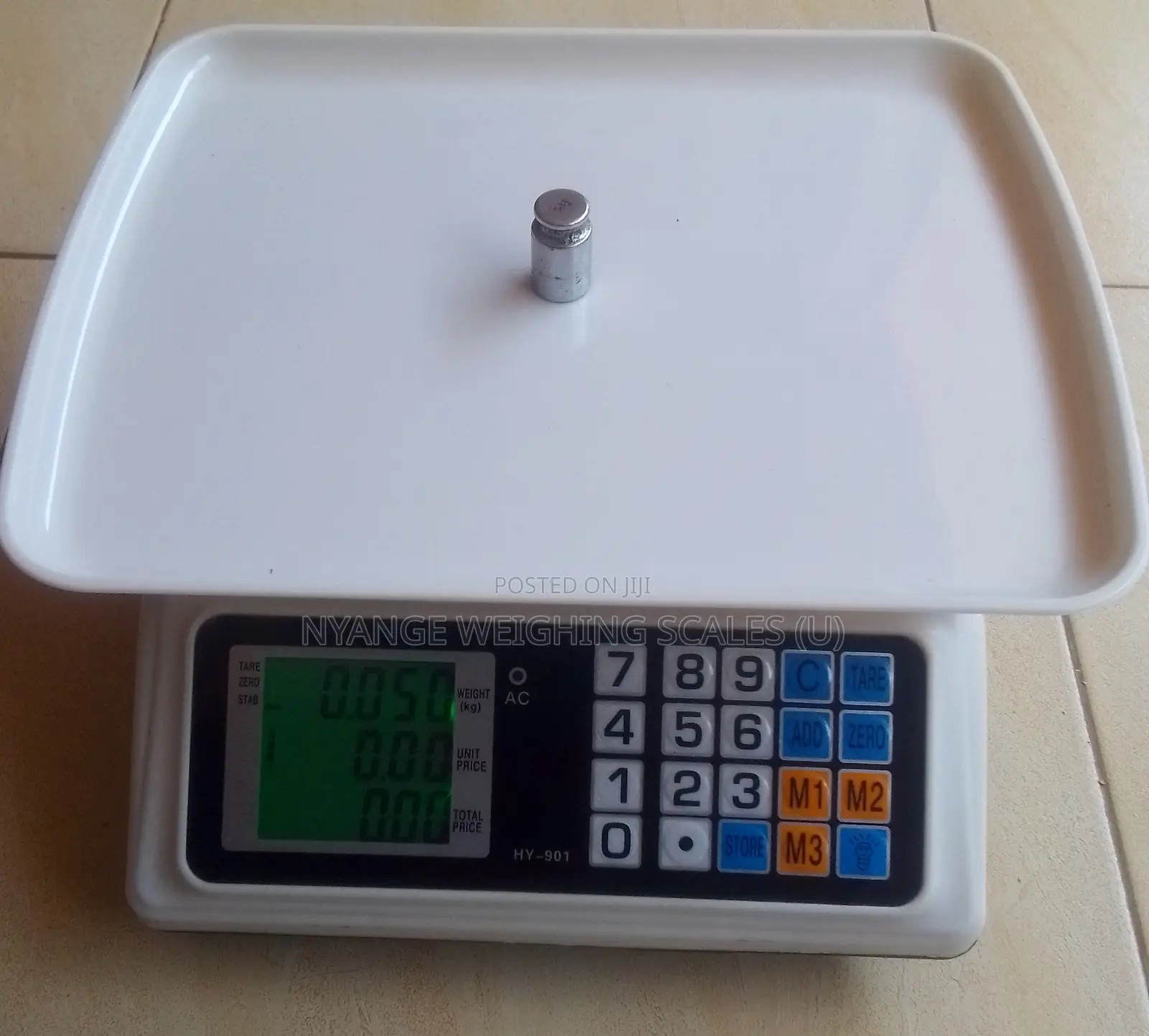 Digital Kitchen Weighing Scales White Color Weighing Scales 40kg Weigh