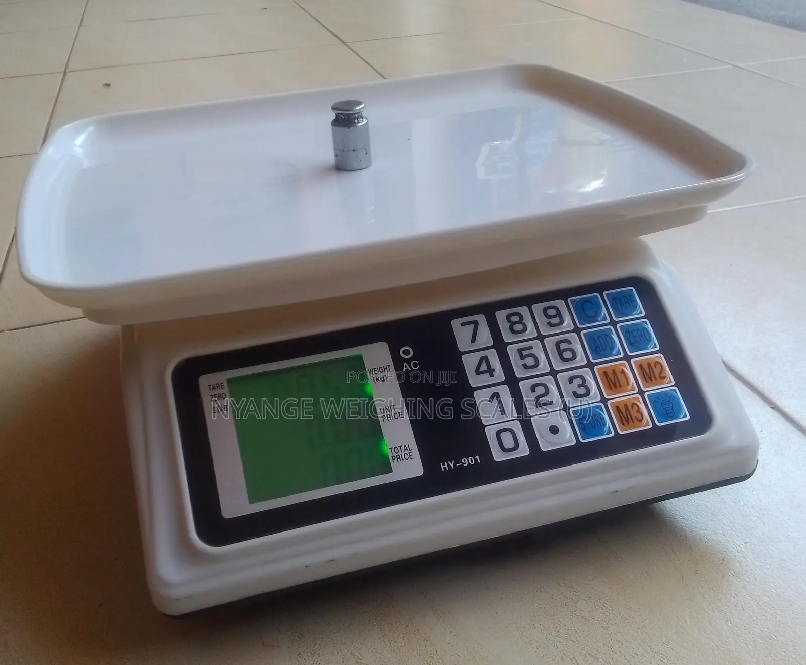 Digital Weigh Scale White Kitchen Weigh 40kg Accurate Weighing Scale